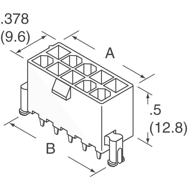 39299102 Molex  Embases à broches mâles